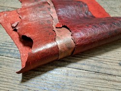 Lot de 3 peaux uniques - Loup de Mer - B - Cuir en Stock