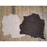 Lot de 2 peaux uniques - Cuir d'agneau et de chèvre -E- Cuirenstock