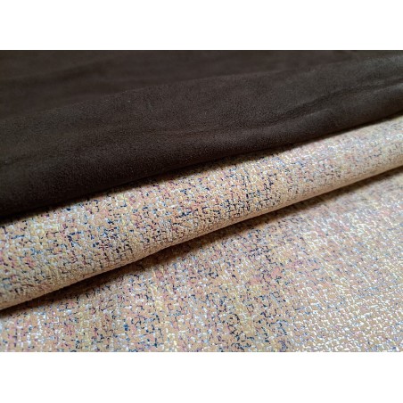 Lot de 2 peaux uniques - Cuir d'agneau et de chèvre -E- Cuirenstock