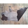 demi peau - vache - poils tachetés - chevrons - maroquinerie - vêtement - cuir en stock