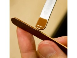 Spatule double – Application teinture de tranche et colle - Cuir en Stock