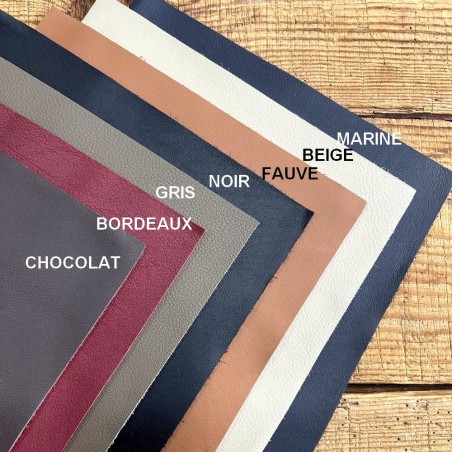 Kit DIY Porte-carte minimaliste en cuir – 7 couleurs au choix – Fabrication française - Cuir en Stock