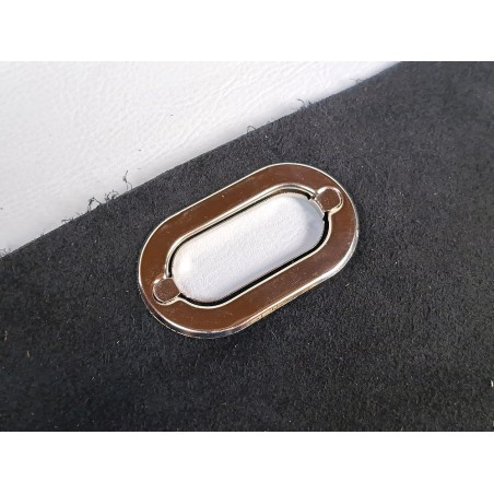 Oeillets à griffes ovales - Nickelé - 4.2 cm - Cuir en Stock