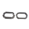 Oeillets à griffes ovales - Nickelé - 4.2 cm - Cuir en Stock