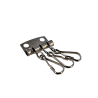 Attache porte clés - nickelé - maroquinerie - accessoires - cuirenstock