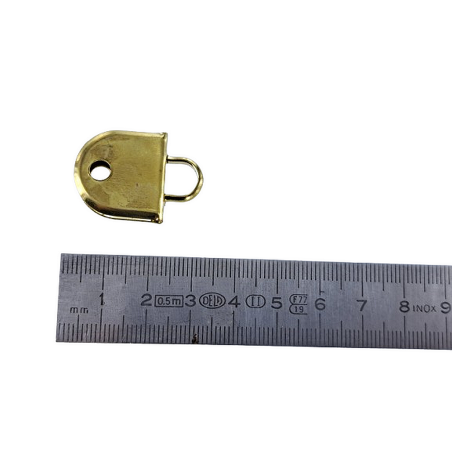 Départ de poignée à riveter - 7 mm - laiton - maroquinerie - accessoire - cuir en stock