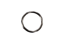 anneau brisé - nickelé - maroquinerie - accessoire - Cuirenstock