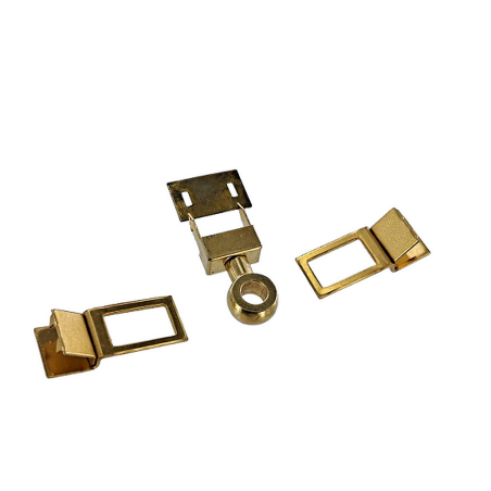 Fermoir de sac - tourniquet - laiton - accessoire - maroquinerie - Cuir en stcok