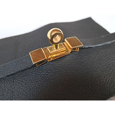 Fermoir de sac - tourniquet - laiton - accessoire - maroquinerie - Cuirenstcok