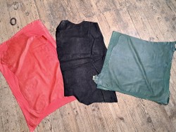 Lot de 3 peaux de cuir stretch - Cuir en Stock