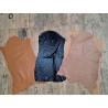 Lot de 3 peaux de cuir stretch - Cuir en Stock