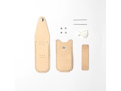 Kit étui pour couteau pliant en cuir – Prêt à coudre, personnaliser & riveter - Cuir en Stock