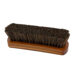 Brosse de nettoyage en crin de cheval – Entretien doux et efficace du cuir - Cuir en Stock