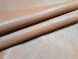 Peau de cuir d'agneau - brun rosé - lisse - Cuir en Stock