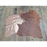 Lot de 2 peaux - Cuir d'agneau et de chèvre - A - Cuir en Stock