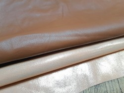 Lot de 2 peaux - Cuir d'agneau et de chèvre - A - Cuir en Stock