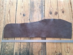 Bande de collet de vache tannage végétal grainé - Marron