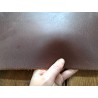 Bande de collet de vache végétal grainé mat - Marron - Cuir en Stock