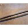 Demi-peau de cuir de vache grainée - moutarde - maroquinerie - ameublement - Cuir en stock