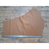 Demi-peau de cuir de vache grainée - brun gold mat - maroquinerie - ameublement - cuir en stock