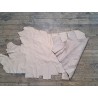 Demi peau de veau végétal - naturel - maroquinerie - cuir en stock