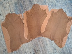 stretch velours - caramel - maroquinerie- cuirenstock