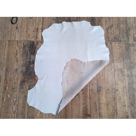Peau de cuir de mouton - blanc cassé - maroquinerie - Cuirenstock