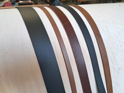 Lot de 5 bandes de cuir classique ou à effet - 2ème choix