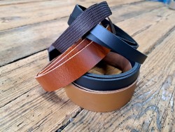 Lot de 5 bandes de cuir classique ou à effet - 2ème choix
