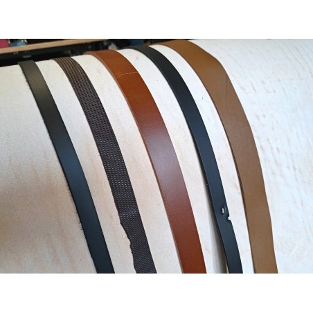 Lot de 5 bandes de cuir classique ou à effet - 2ème choix
