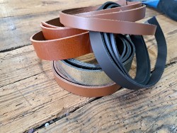 Lot de 5 bandes de cuir classique ou à effet - 2ème choix