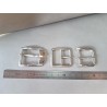 LOT de 3 boucles de ceinture - P - 25mm