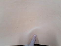 Collet de cuir de vache tannage végétal finition naturelle – A -