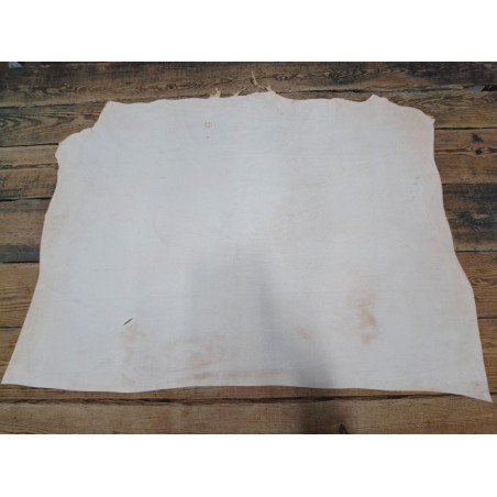 Collet de cuir de vache tannage végétal finition naturelle – A -