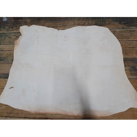 Collet de cuir de vache naturel – Tannage végétal 2ᵉ choix