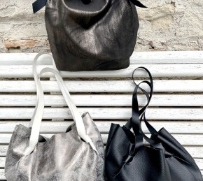 KIT DIY – Grand cabas en cuir souple à coudre main – 3 coloris au choix - Cuir en Stock