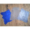 Lot de 3 peaux de cuir stretch - Cuir en Stock