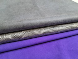 Lot de 3 peaux de cuir stretch - Cuir en Stock