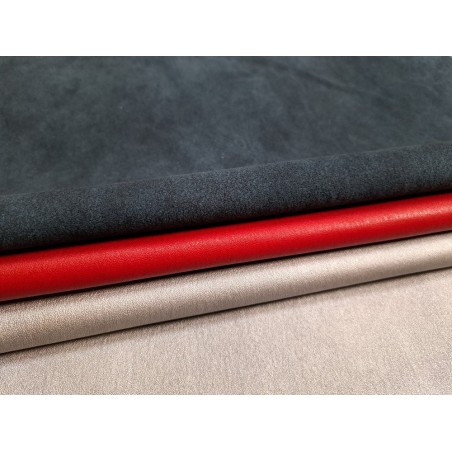 Lot de 3 peaux de cuir stretch - maroquinerie - Cuir en Stock