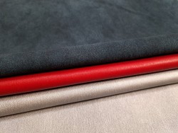 Lot de 3 peaux de cuir stretch - maroquinerie - Cuir en Stock