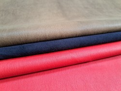 Lot de 3 peaux de cuir stretch - Cuir en Stock