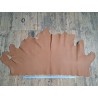 Demi-peau de cuir de taurillon pleine fleur -Marron gold - Cuirenstock