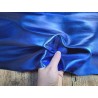 Peau de cuir de chèvre métallisé - bleu roi - Cuir en Stock