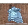 Peau de cuir de chèvre métallisé - bleu ciel - Cuir en stock