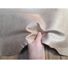 Peau de cuir de chèvre métallisé - sable - Cuir en Stock