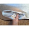 Peau de cuir de chèvre métallisé - argent - Cuir en Stock