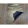 Peau de cuir de chèvre métallisé - strass - or jaune - Cuir en stock