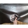 Peau de cuir de chèvre métallisée - Marron glacé