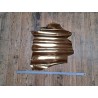 Peau de cuir de chevre métalisé effet miroir - Or - Cuir en Stock