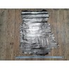 chèvre métallisée - gunmetal - cuir en stock